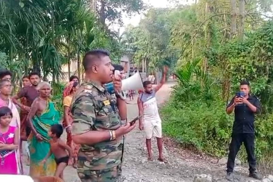 high alert in Gaumara forest due to fear of poacher attack