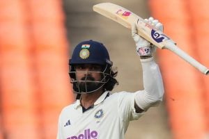 KL Rahul hits century against West Indies