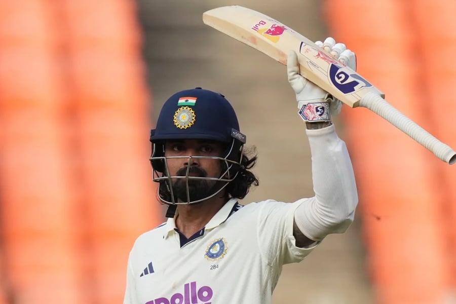 KL Rahul hits century against West Indies
