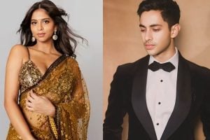 Suhana Khan dances with rumoured boyfriend Agastya Nanda to Aishwarya’s Kajra Re