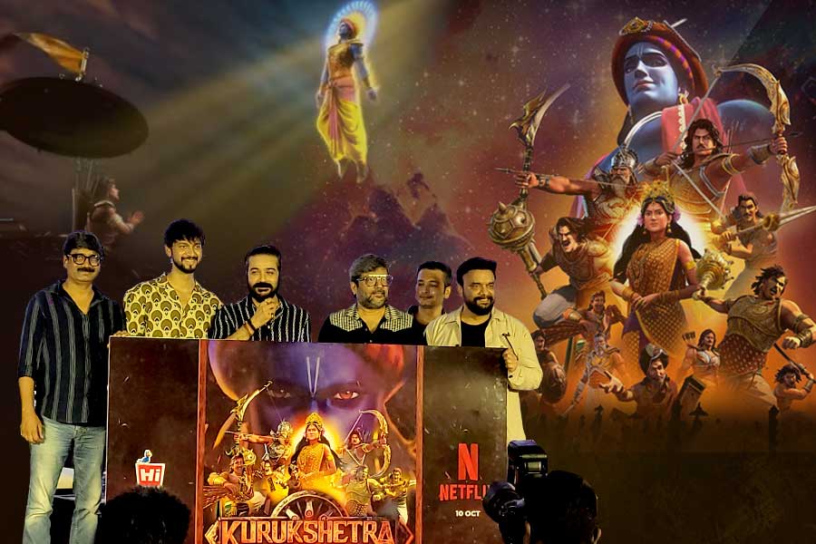 Kolkata | Hi-Tech Animation Studios celebrates the global launch of Netflix’s ‘Kurukshetra’