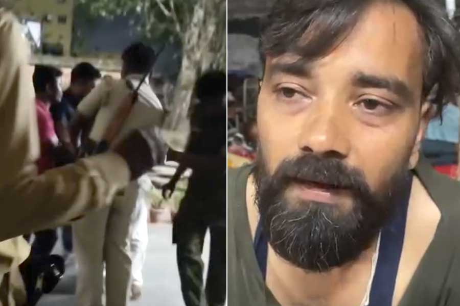 PURULIA INCIDENT: BJP MLA assaults party worker at Purulia police station in the middle of the night