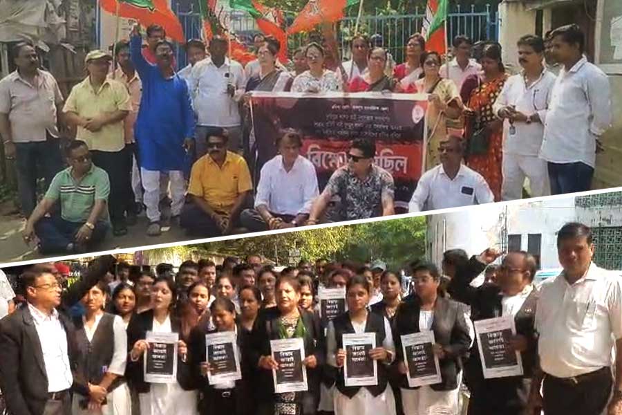 Durgapur | Following the medical college student case, BJP and others protest across various districts