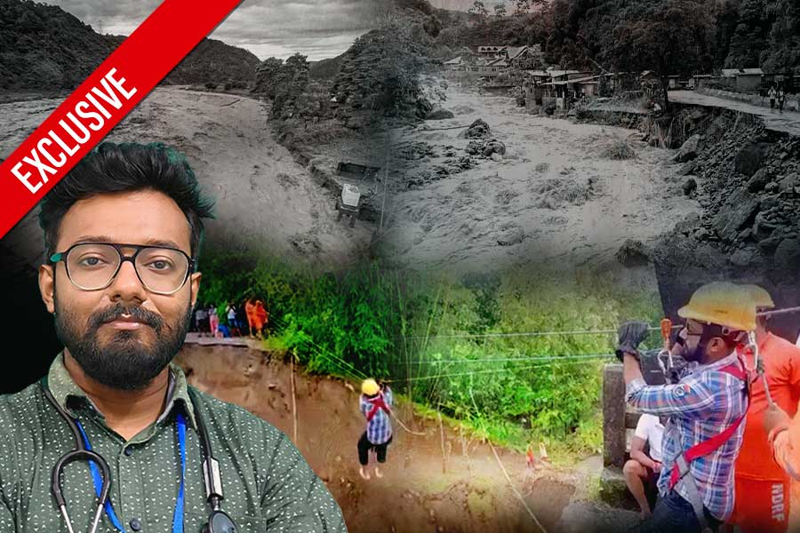 Dr. Irfan Molla | WB Doctor Risks Life, Ziplines To Treat Landslide-Affected Patients And Provide Healthcare Services